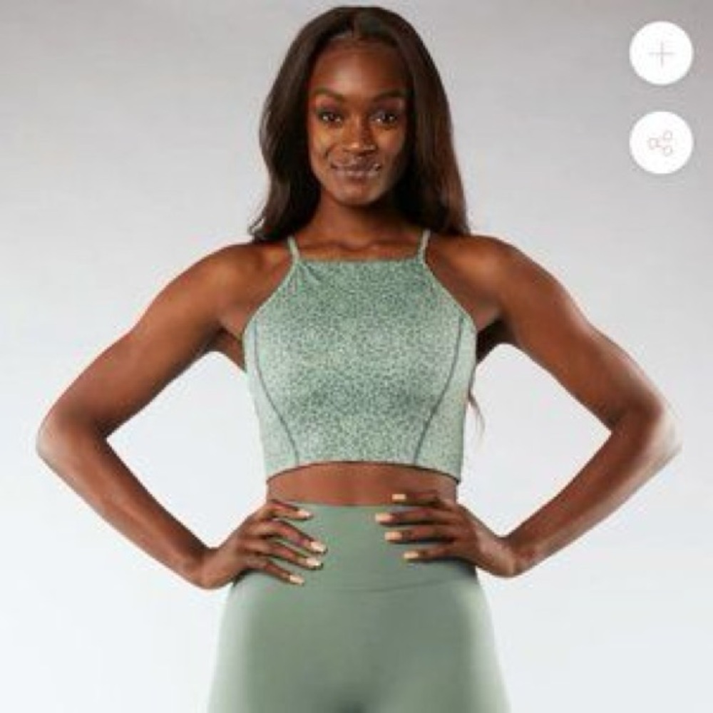 BuffBunny Green Ivy Crop
